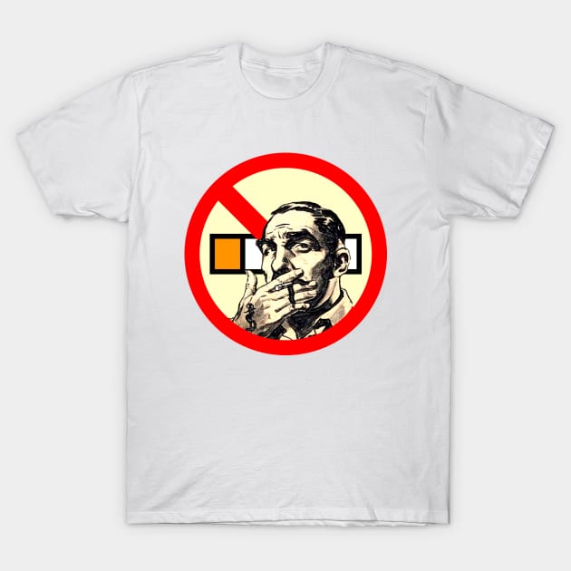 Smoking is prohibited T-Shirt by Marccelus